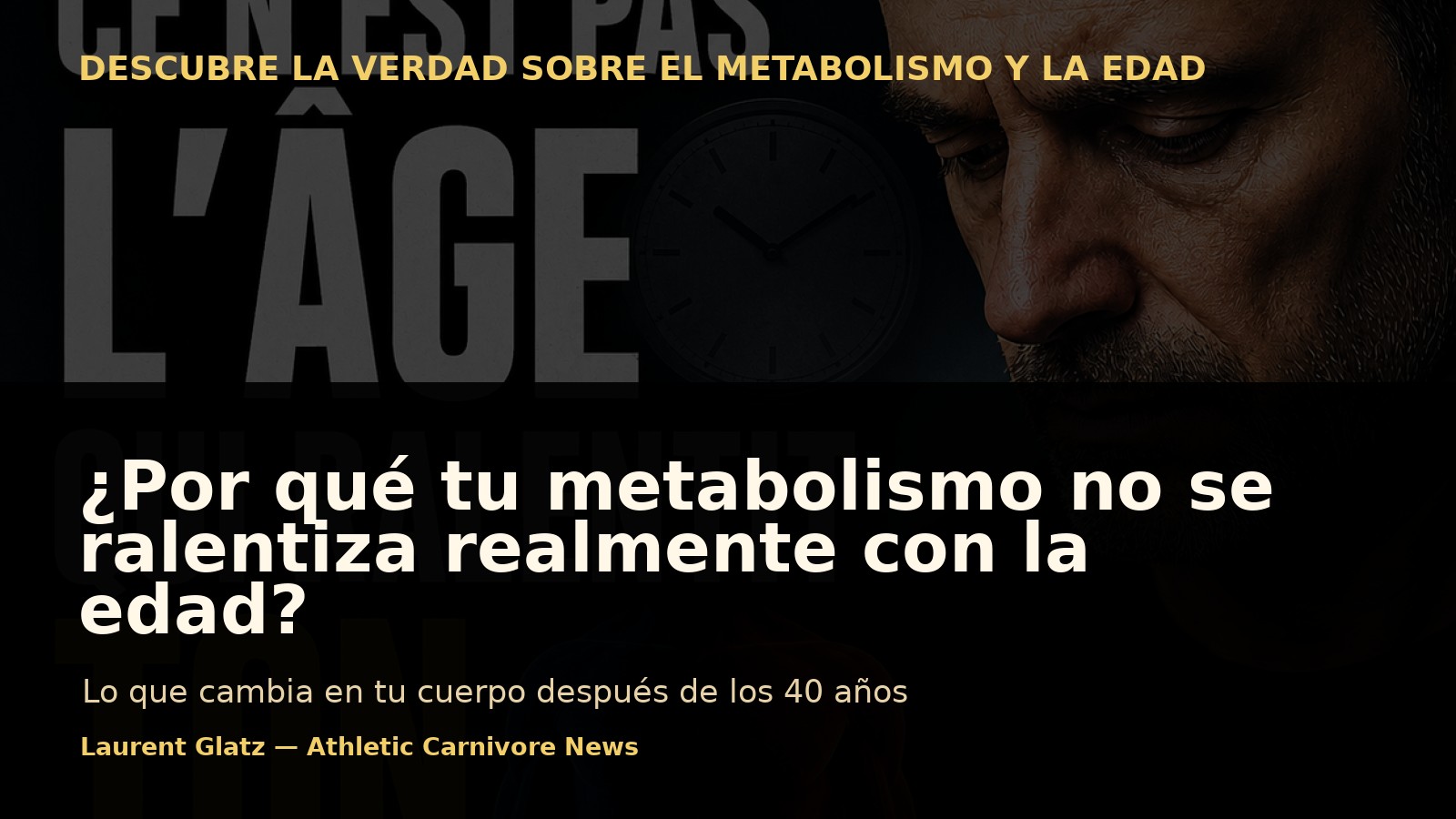 Por qué tu metabolismo no se ralentiza realmente con la edad