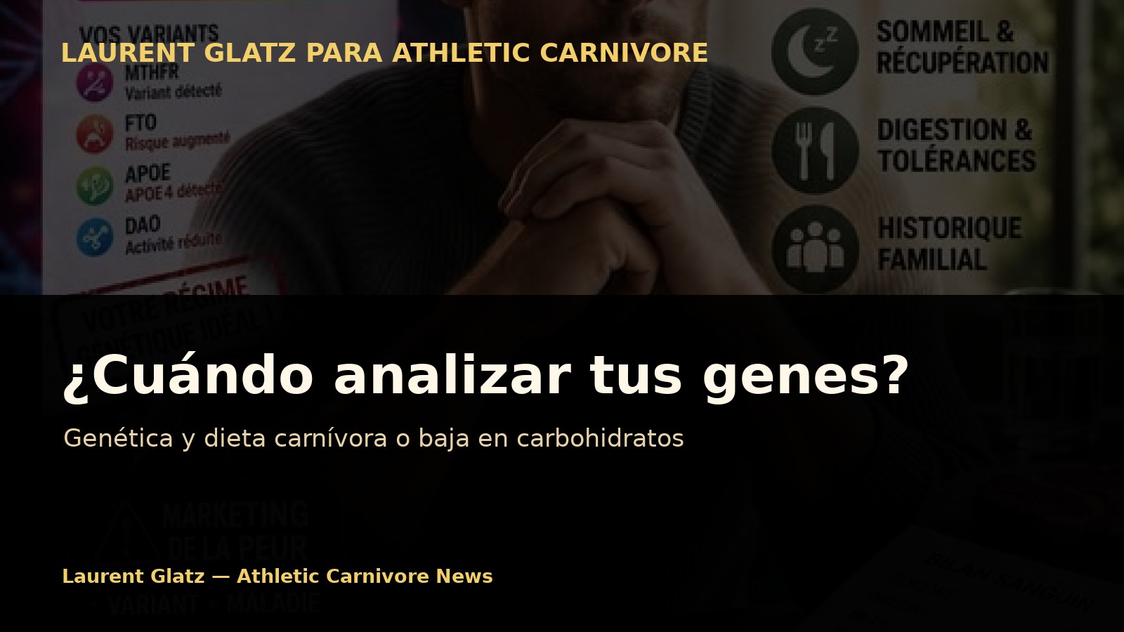 ¿Cuándo es relevante analizar tus genes si sigues una dieta carnívora o baja en carbohidratos?