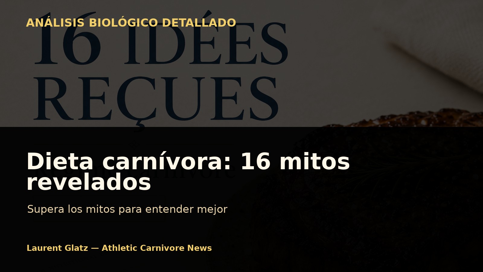 Dieta carnívora: 16 mitos analizados desde la biología