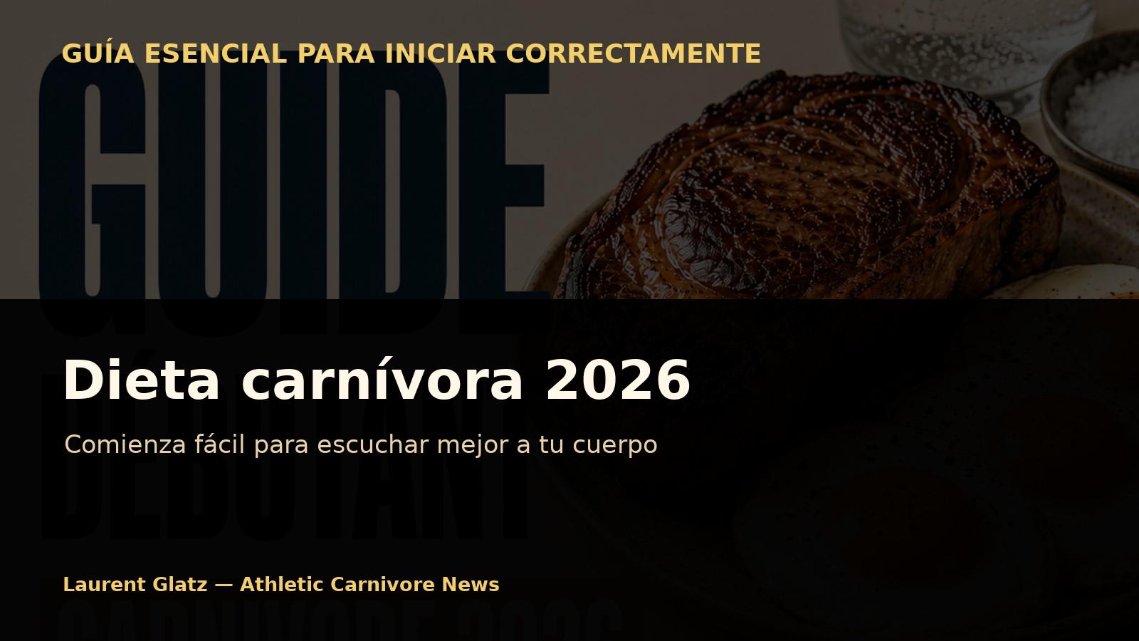 Dieta carnívora 2026: comienza fácil para escuchar mejor a tu cuerpo