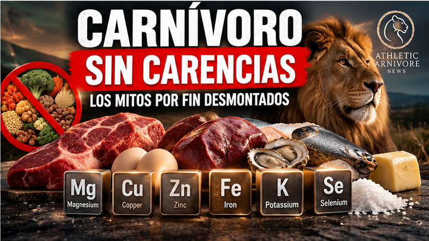 Dieta carnívora y minerales: desmontando mitos sobre las deficiencias