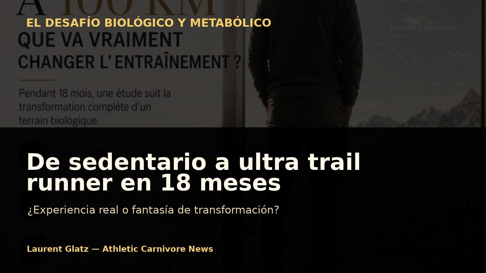 De sedentario a ultra trail runner en 18 meses: ¿experiencia real o fantasía de transformación?