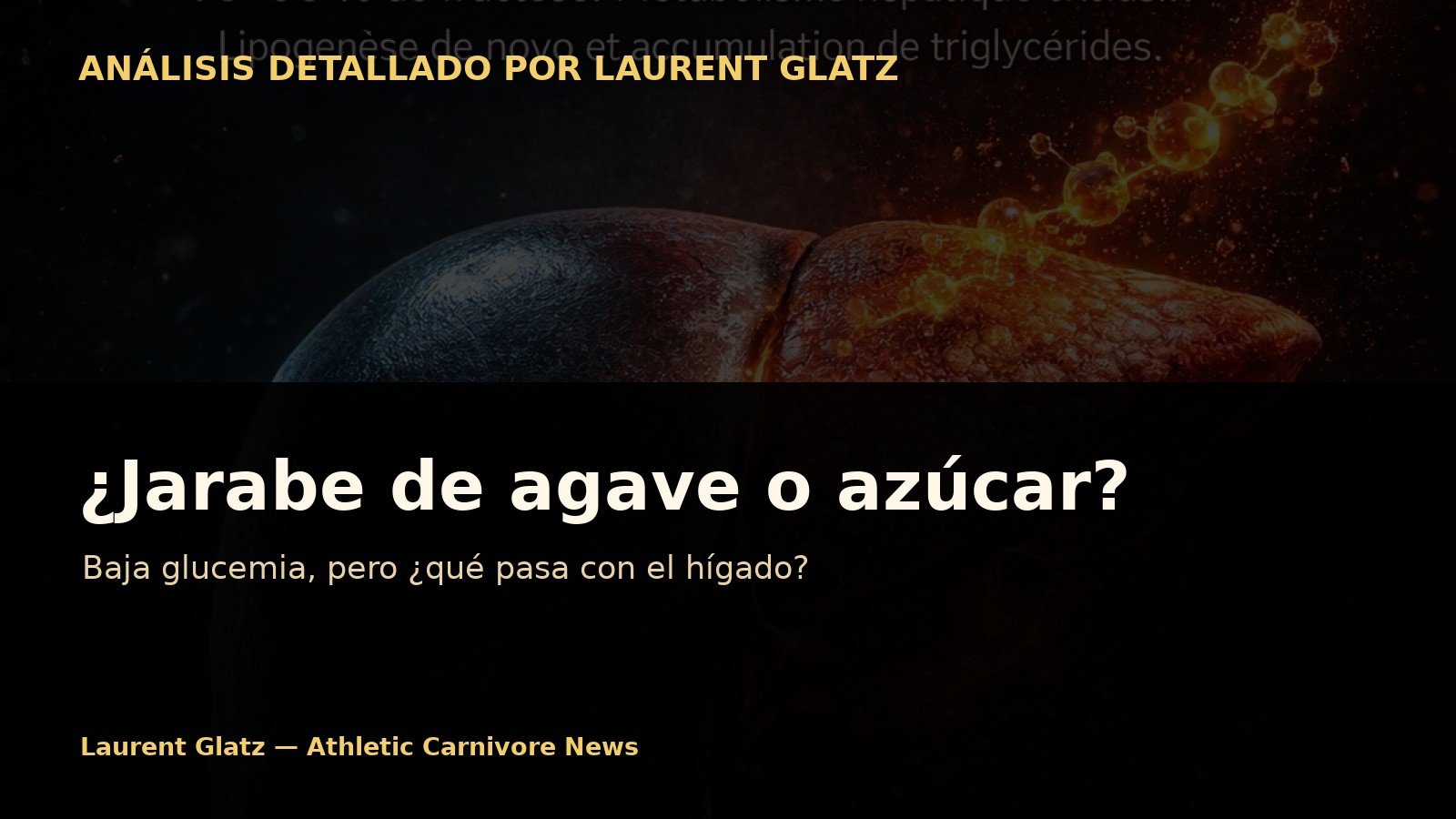 ¿Es realmente mejor el jarabe de agave que el azúcar?