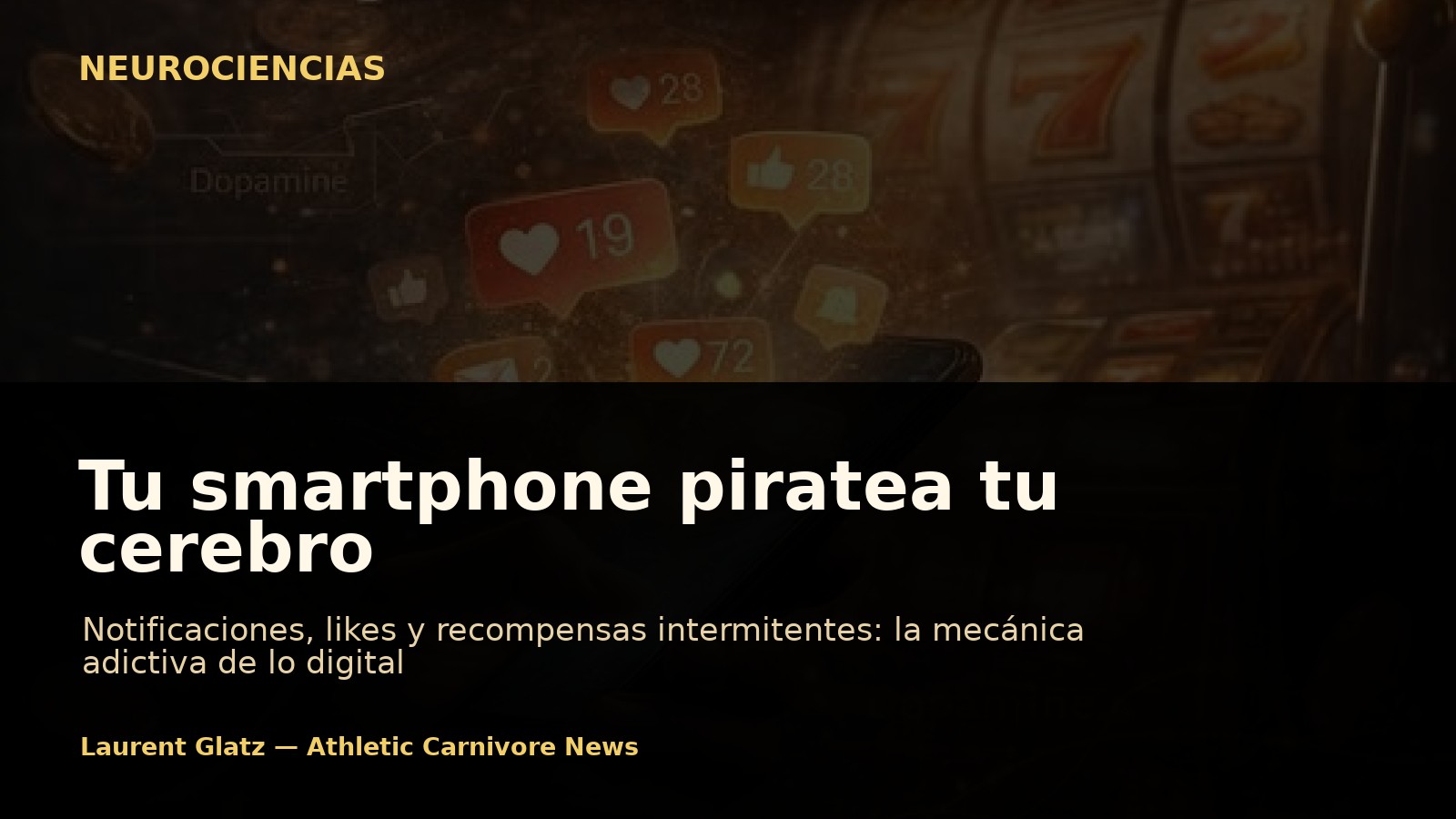 Tu smartphone piratea tu cerebro