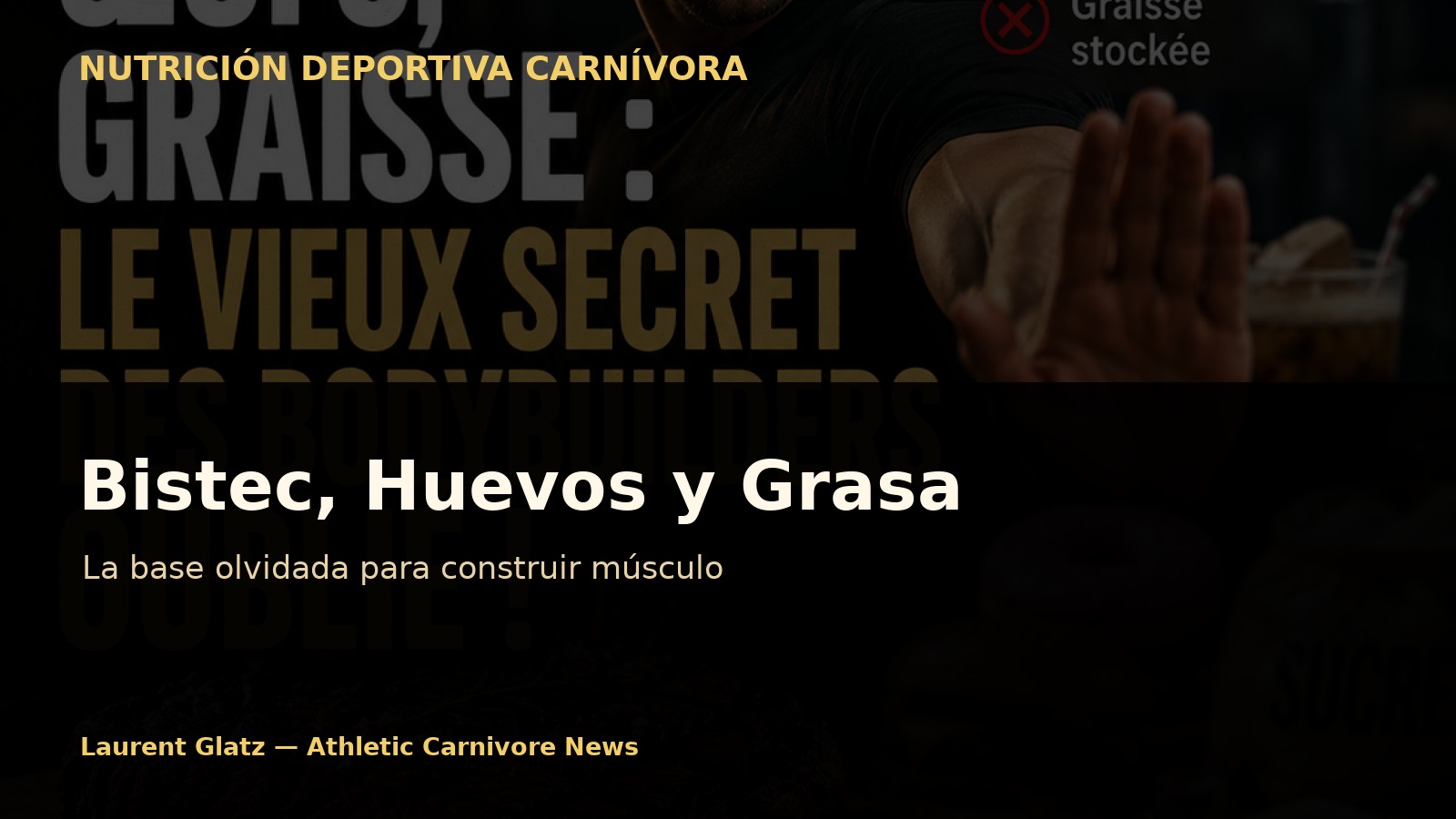 Bistec, huevos y grasa: la base olvidada para construir músculo
