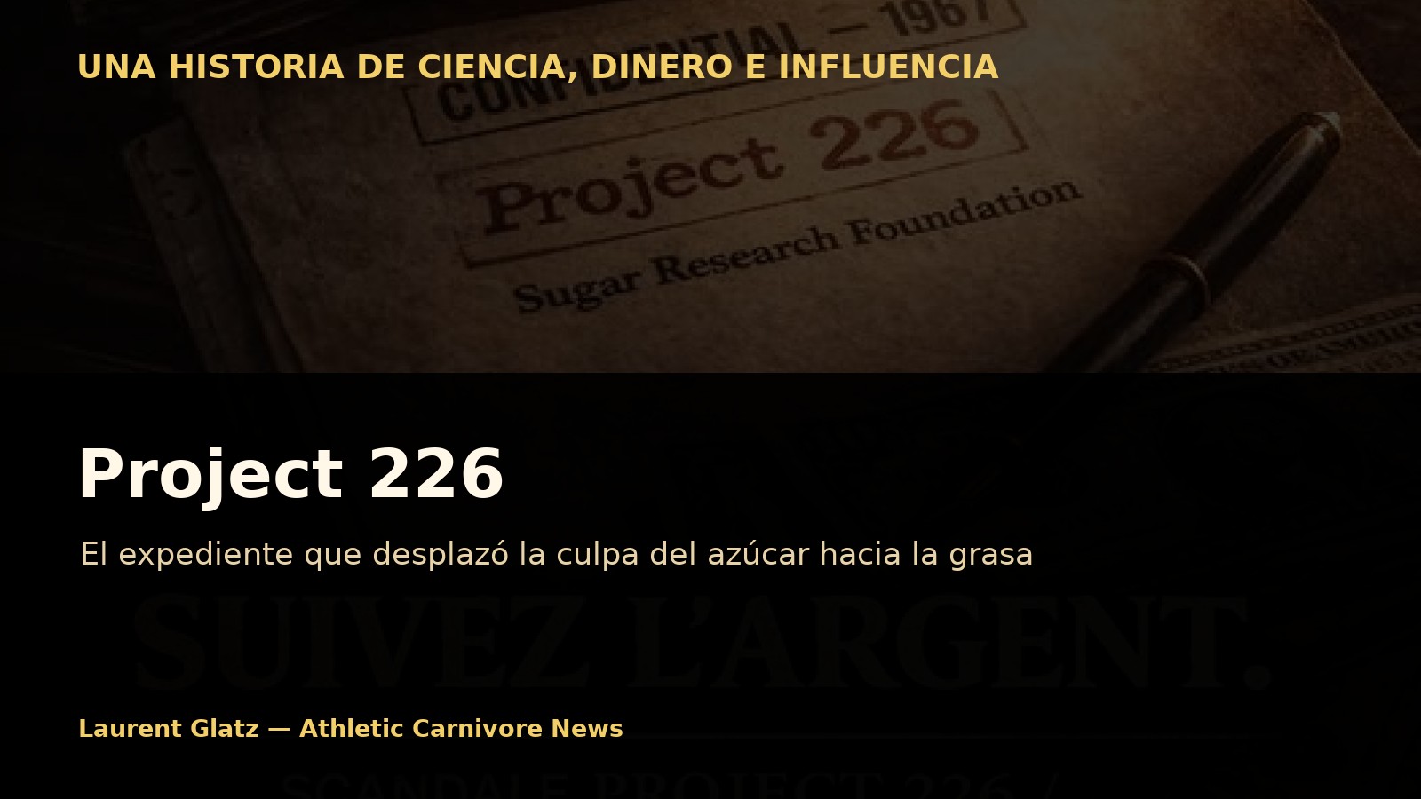 Project 226: el expediente que desplazó la culpa del azúcar hacia la grasa