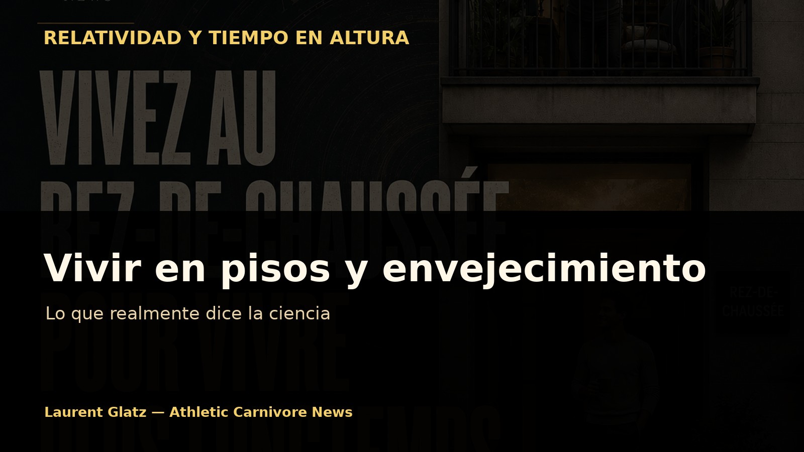 Vivir en pisos: lo que realmente dice la ciencia sobre el envejecimiento