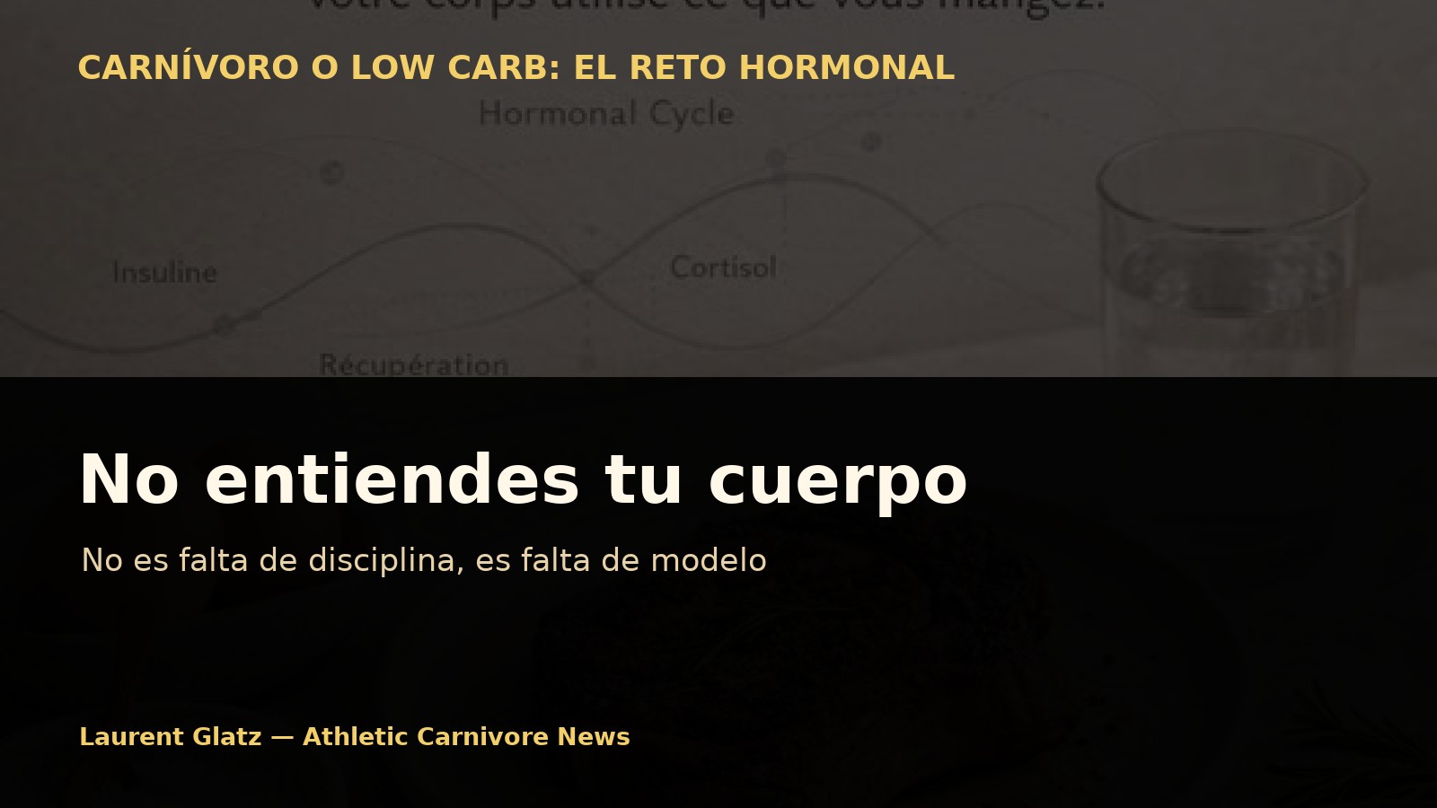 No entiendes tu cuerpo: no es falta de disciplina, es falta de modelo