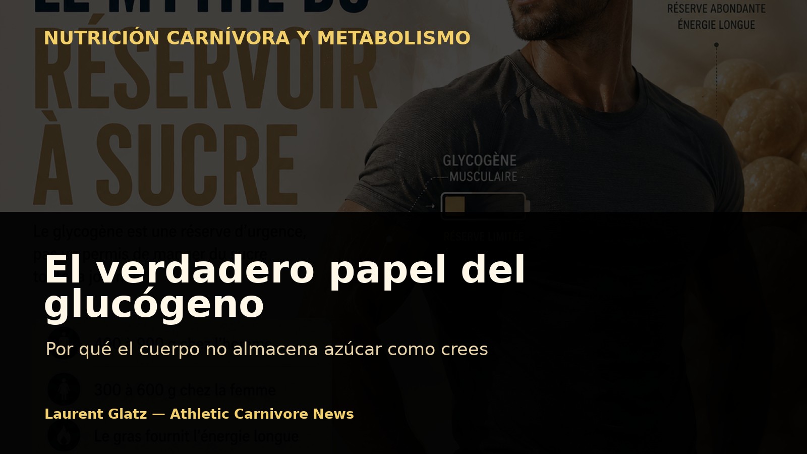Comprender el verdadero papel del glucógeno en el metabolismo humano