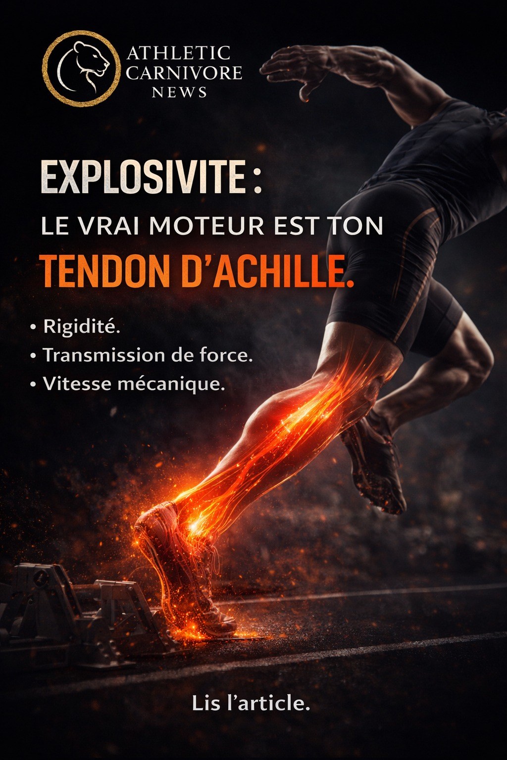 Explosivité : le vrai moteur est ton tendon d’Achille