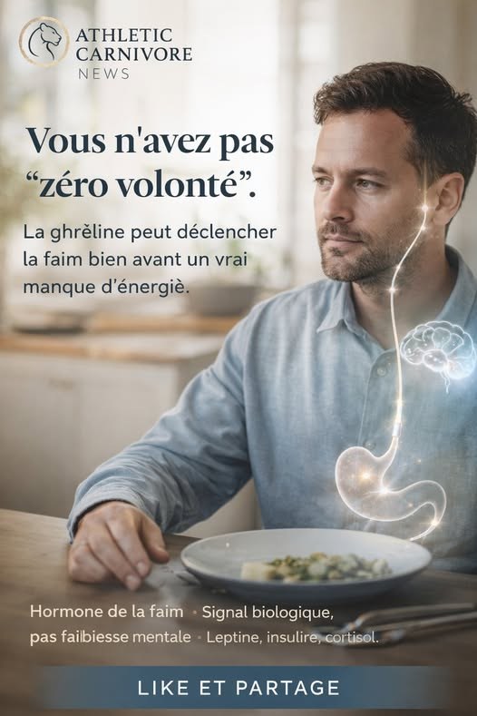 Ghréline : pourquoi votre faim n’est pas un manque de volonté, mais un signal biologique