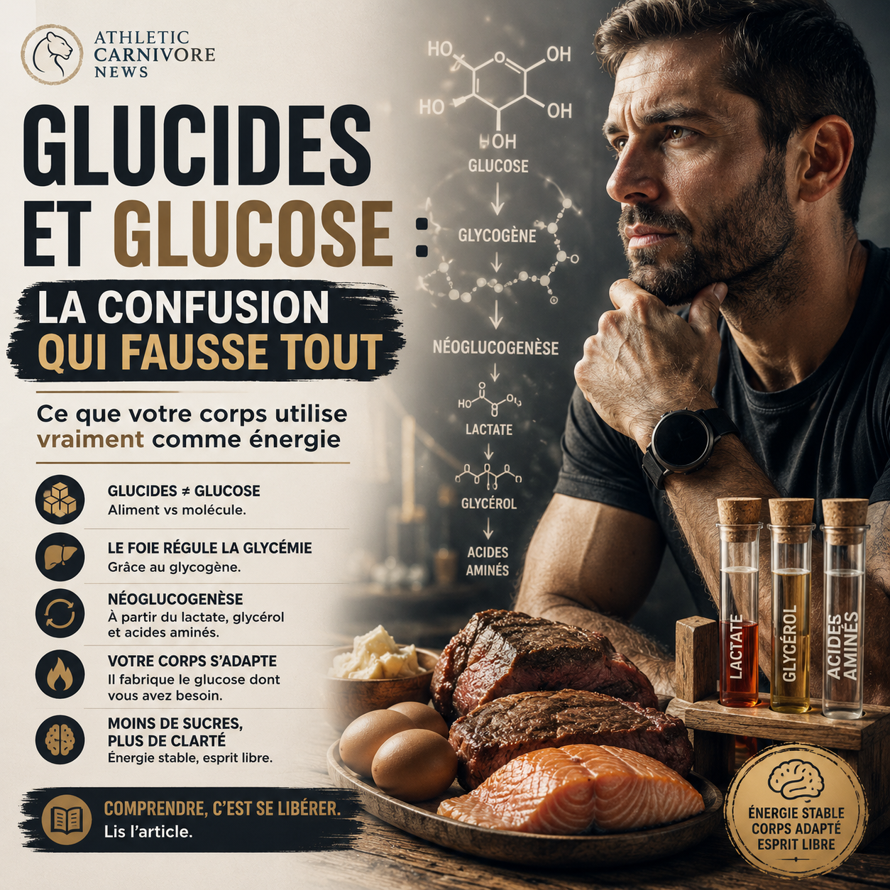 Glucides et glucose : l’erreur de vocabulaire qui fausse tout le débat énergétique