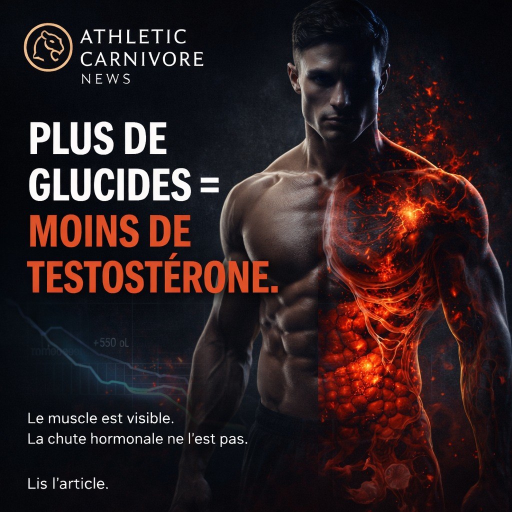 Plus de glucides, moins de graisses : le plafond invisible de la testostérone naturelle