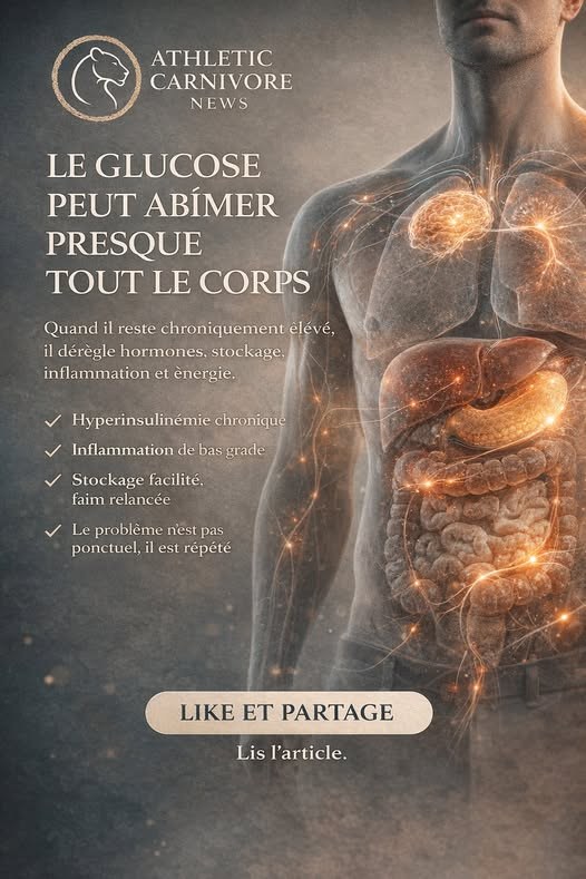 Glucose chroniquement élevé : quand le carburant devient signal pathologique