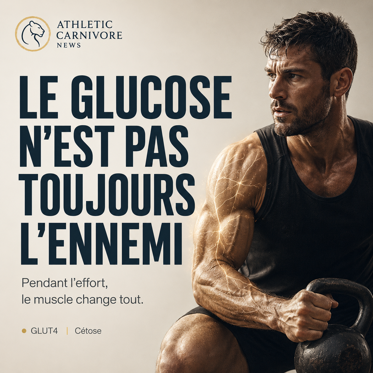 Glucose et effort en carnivore : un allié stratégique, pas une trahison