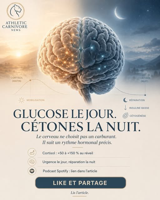 Glucose ou cétones : le cerveau obéit à un rythme
