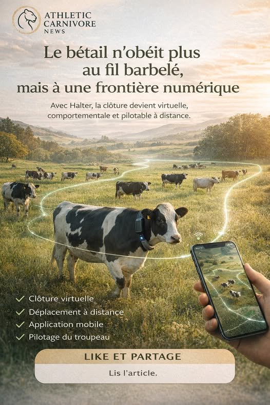Halter : le collier néo-zélandais qui transforme le bétail en système biologique surveillé en continu