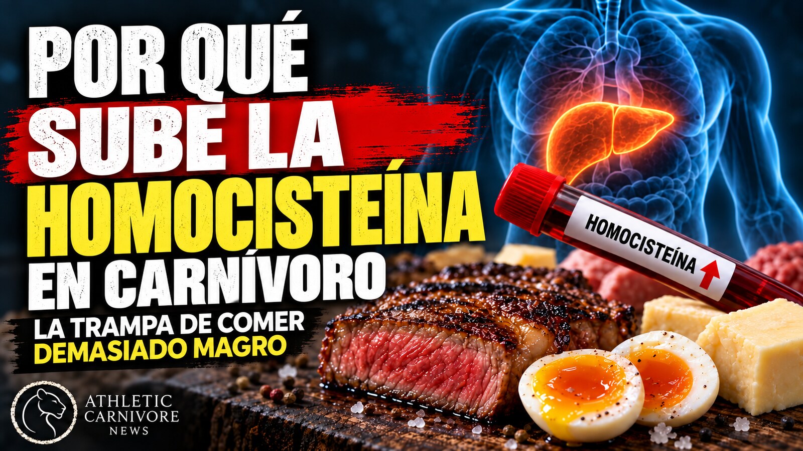 Por qué sube la homocisteína con una dieta carnívora magra