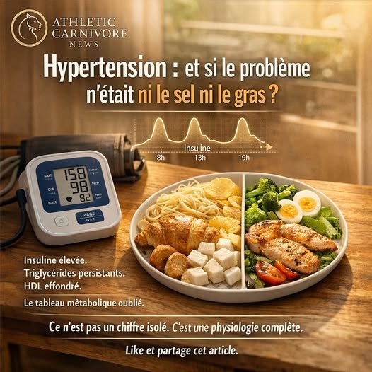 Hypertension : et si le problème n’était ni le sel ni le gras ?