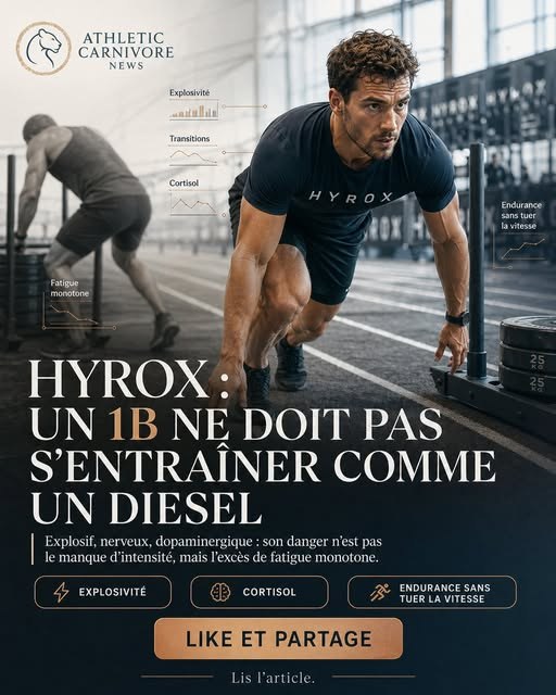 Hyrox et neurotype 1B : l’athlète explosif ne doit pas s’entraîner comme un diesel