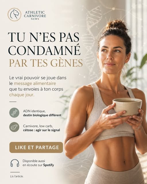 L’alimentation ne change pas vos gènes. Elle change le message qu’ils reçoivent.