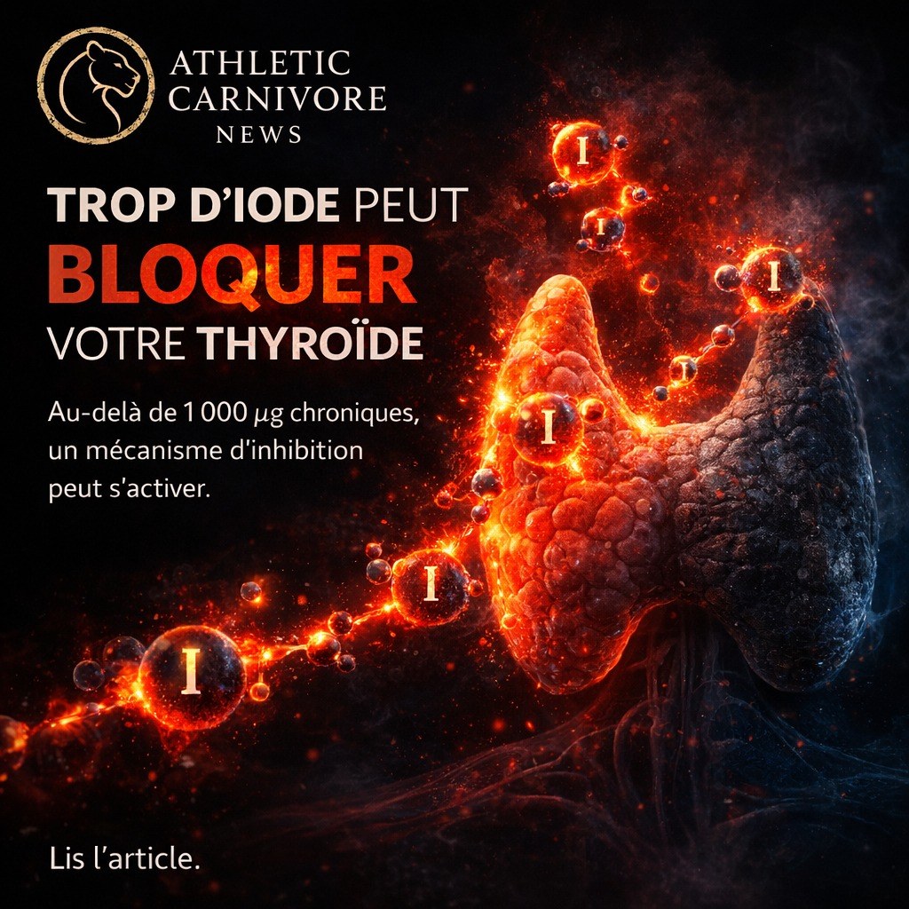 Iode : absorber n’est pas utiliser