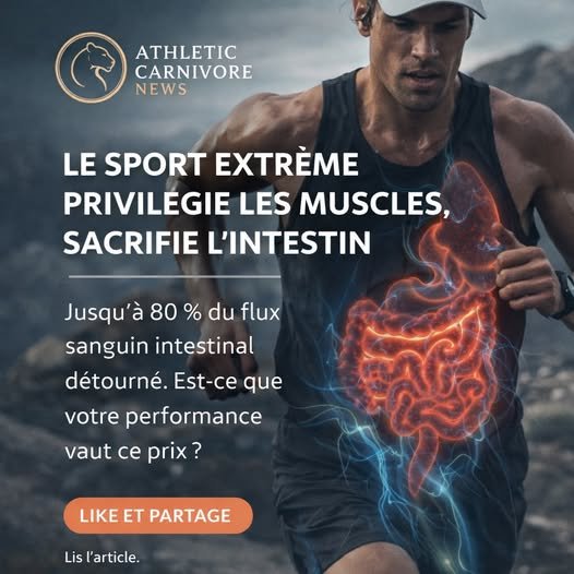 Ischémie intestinale en sport extrême : quand le corps sacrifie l’intestin