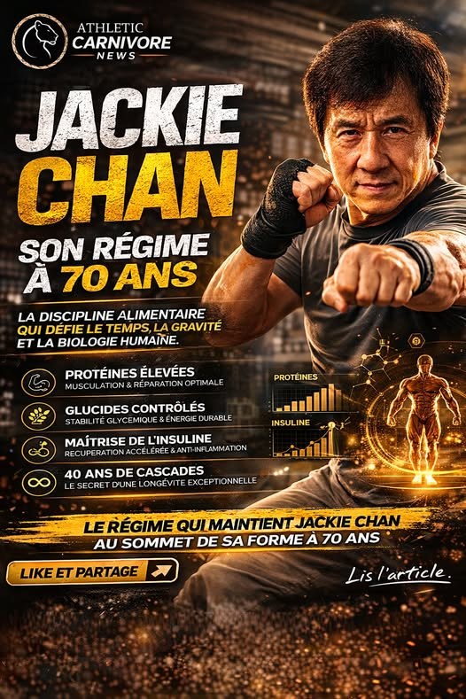 Jackie Chan à 70 ans : la longévité fonctionnelle ne vient jamais d’un seul secret