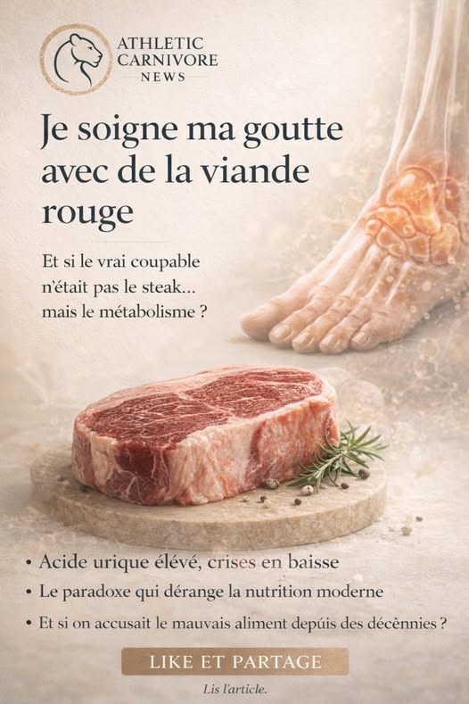 Je soigne ma goutte avec de la viande rouge