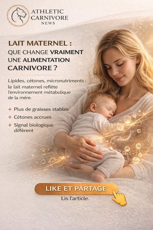 Lait maternel : que change vraiment une alimentation carnivore ?