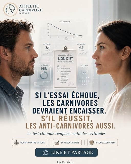 Lion Diet, auto-immunité et recherche clinique : le vrai signal n’est pas alimentaire, il est éthique