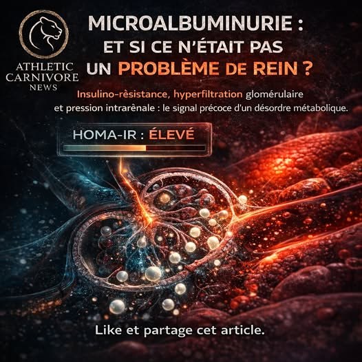 Microalbuminurie : quand le rein révèle l’insulino-résistance avant le diabète