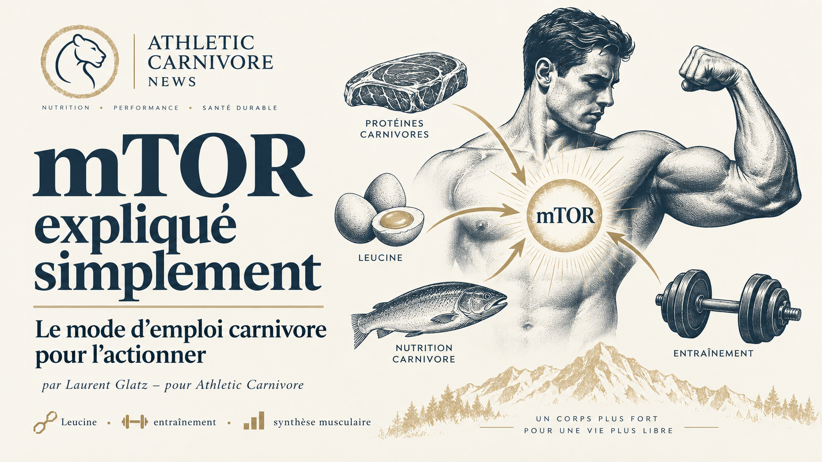 mTOR et nutrition carnivore : activer la construction musculaire efficacement