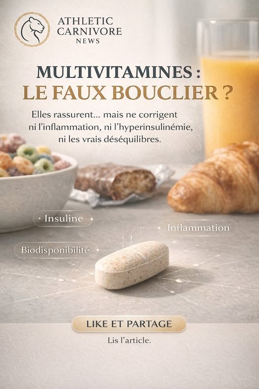 Multivitamines : le faux bouclier métabolique