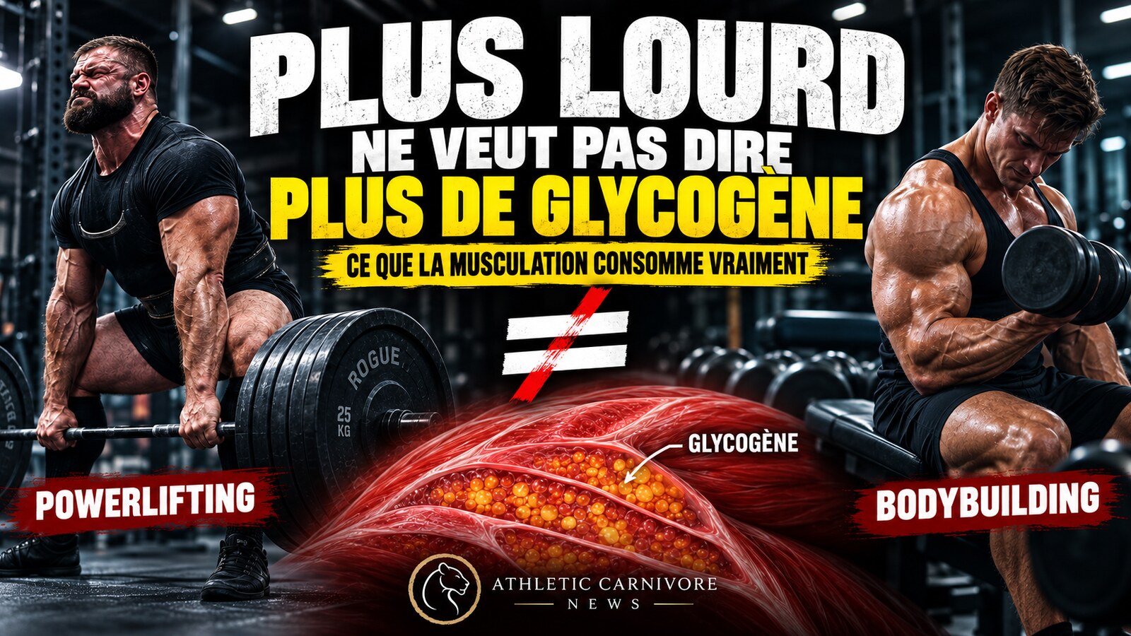 Musculation et glycogène : comprendre l’énergie vraiment consommée