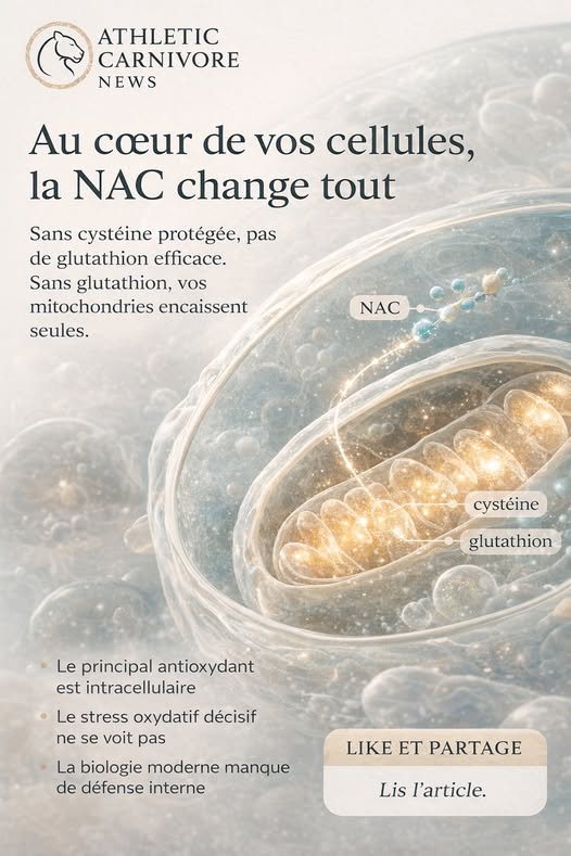 La NAC : comprendre le levier moléculaire qui contrôle votre défense antioxydante