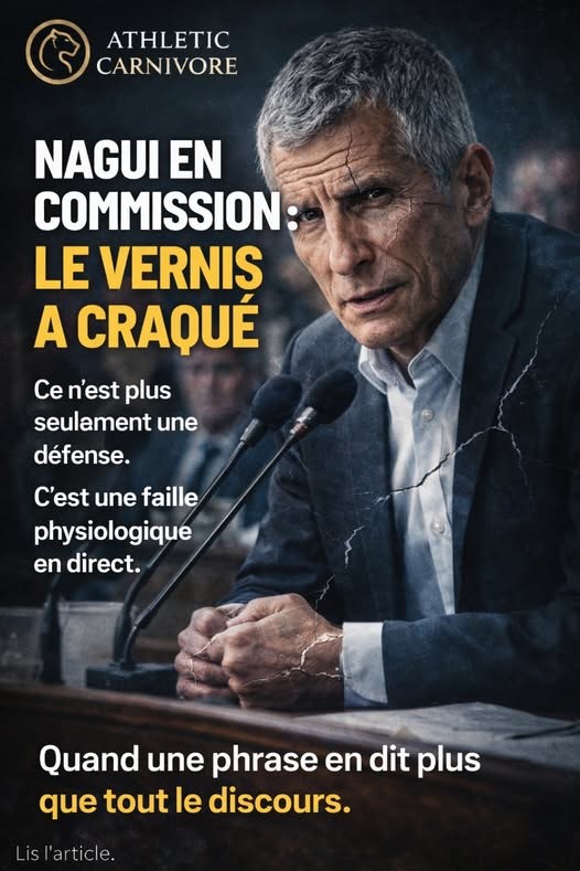 Nagui en commission : quand la biologie surgit au milieu du discours