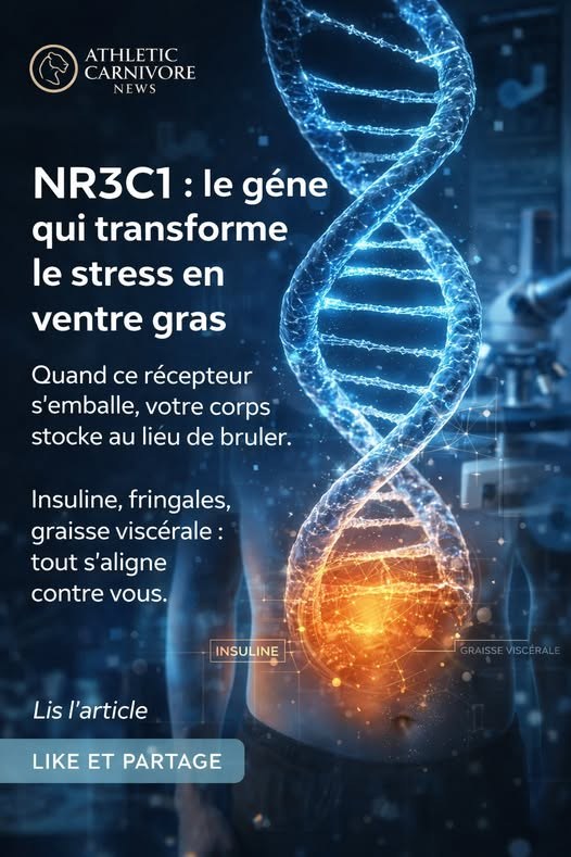 NR3C1 : le gène qui peut transformer le stress en graisse abdominale
