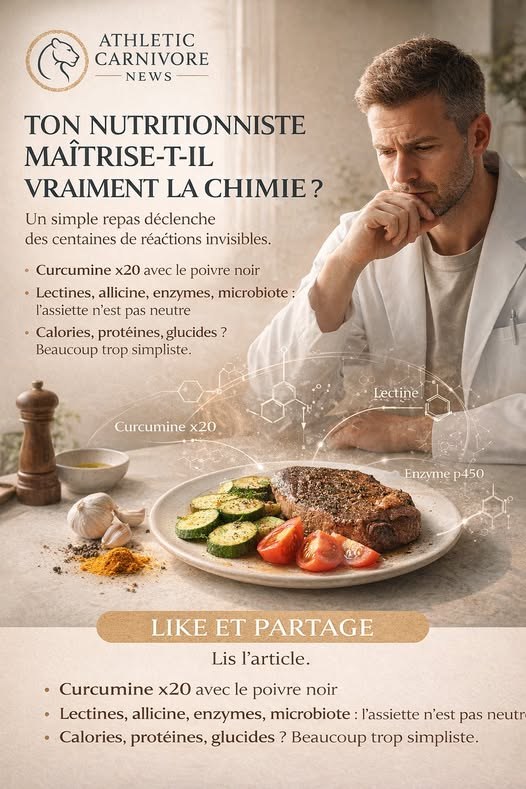 Votre nutritionniste comprend-il vraiment la chimie de votre assiette ?