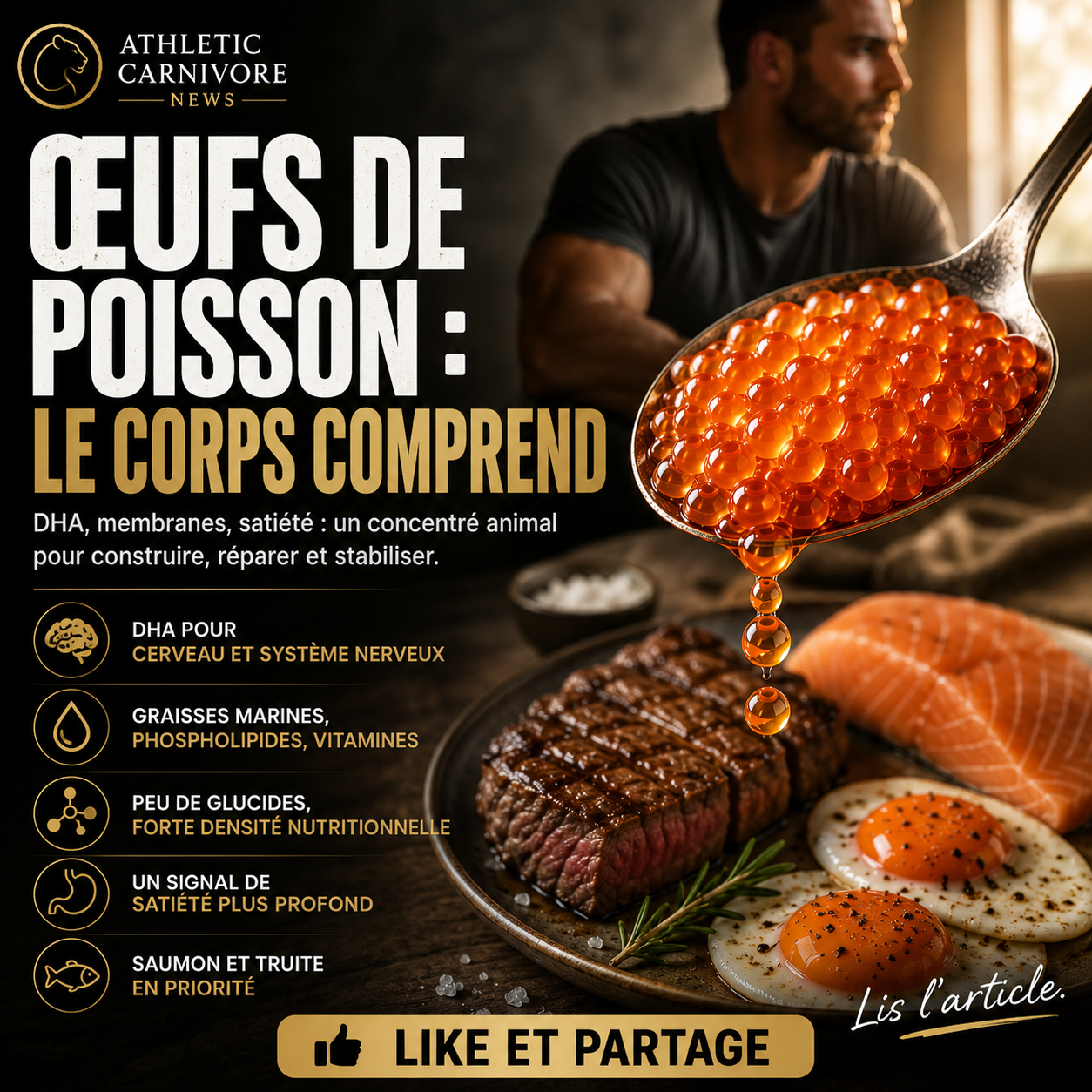 Œufs de poisson : le concentré marin que la nutrition moderne sous-estime