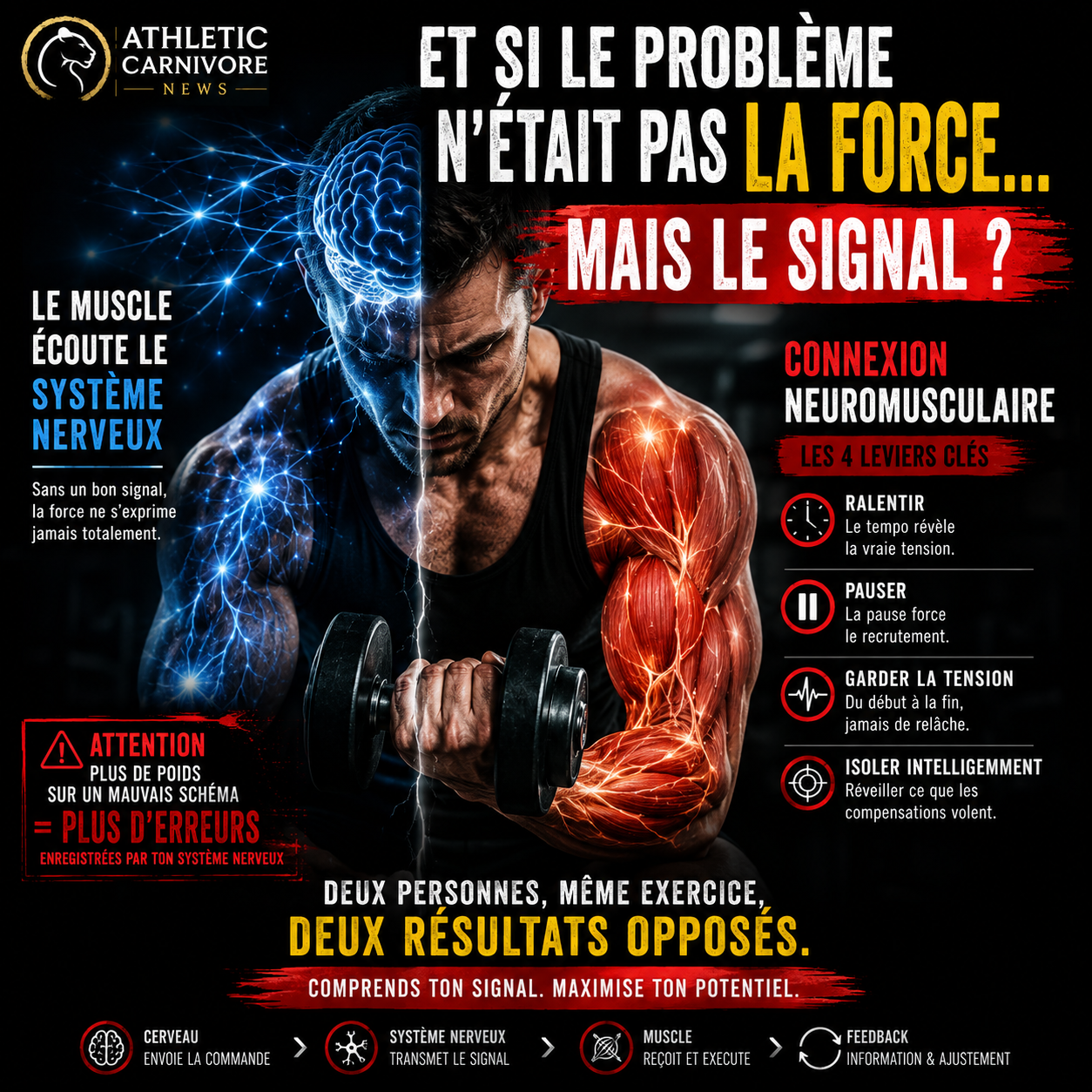 Optimiser la connexion neuromusculaire pour un muscle efficace