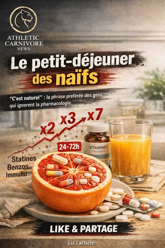 Pamplemousse : le fruit “healthy” qui peut dérégler vos médicaments