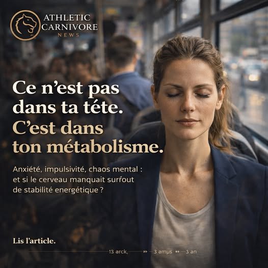 Ce n’est pas seulement dans ta tête : ton cerveau dépend aussi de ton métabolisme