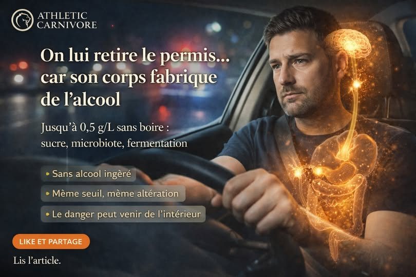 Alcool endogène : quand le corps fabrique ce que vous n’avez pas bu