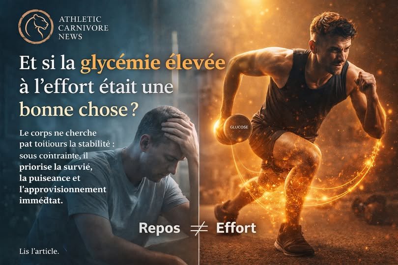 Le pic de glycémie pendant l’effort : stratégie biologique de survie et de performance
