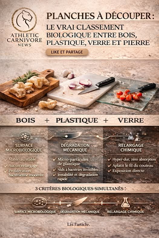 Planches à découper : bois, plastique, verre ou pierre ?