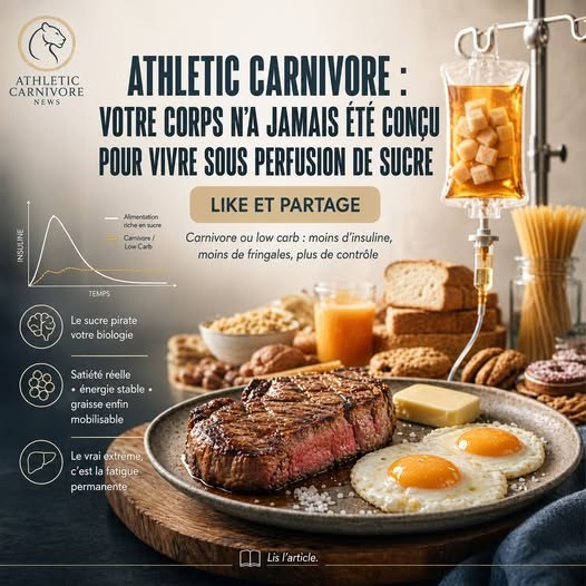 Pourquoi manger carnivore ou low carb : sortir de la perfusion de sucre