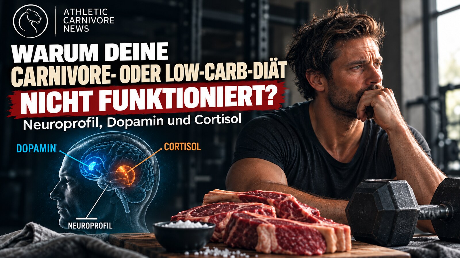 Warum dein carnivorer oder Low-Carb-Plan je nach Neuroprofil scheitern kann