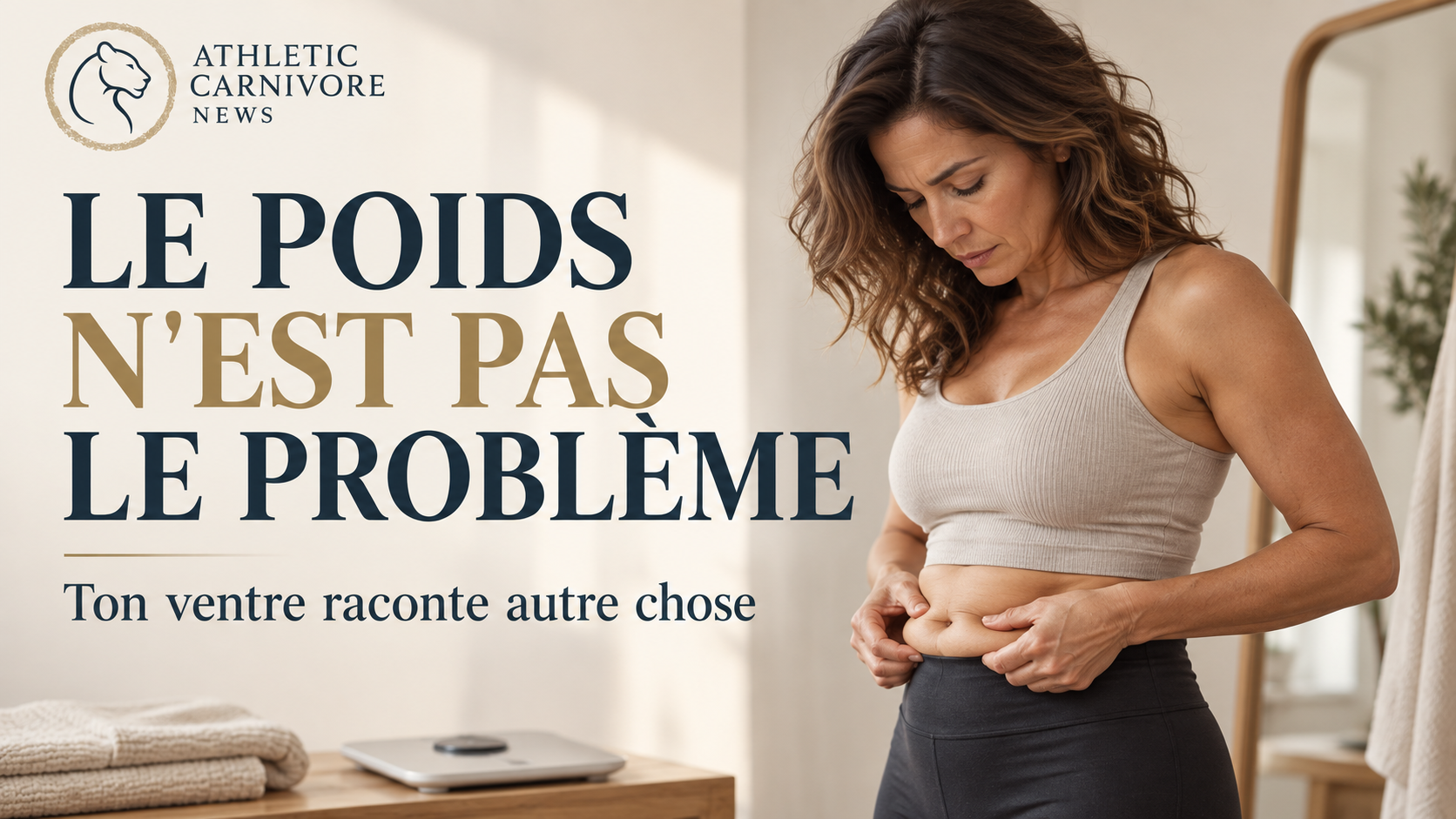 Pourquoi ton ventre grossit sans que ton poids ne change