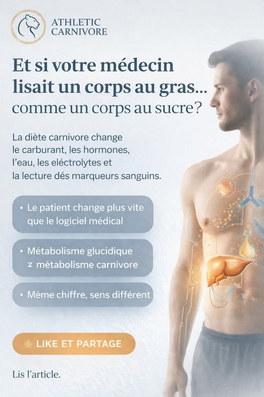 Prise de sang en diète carnivore : votre médecin lit-il encore un corps au sucre ?